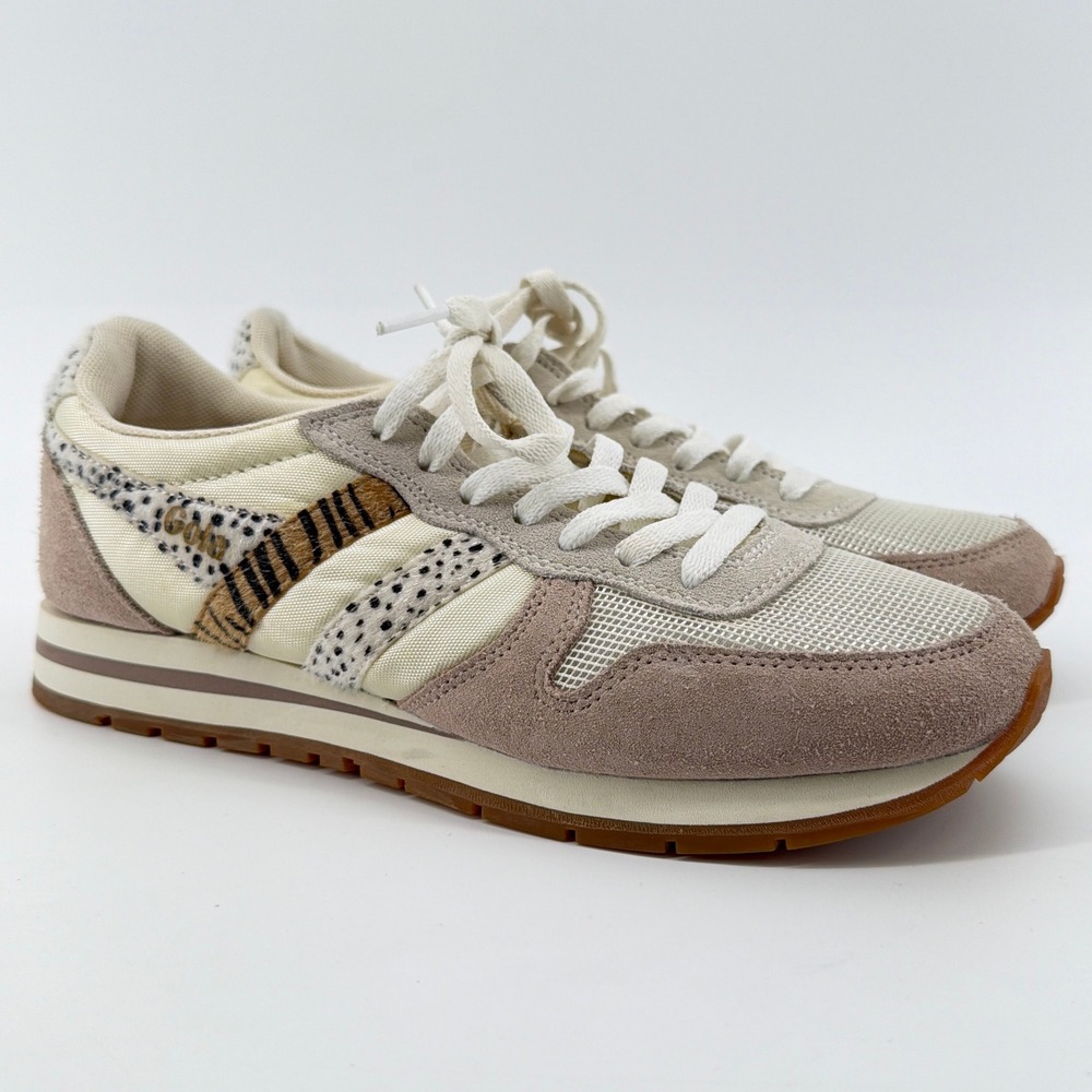 Gola Daytona Safari Sneakers Womens Size 9 US Suede Mesh Retro Running Shoes